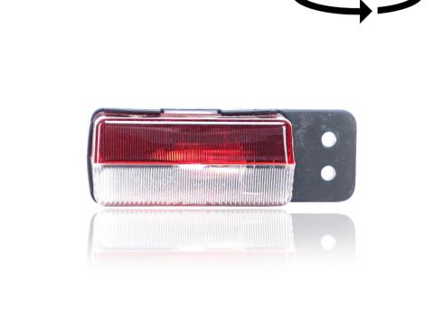 Lámpa helyzet piros-fehér sima felfogatással