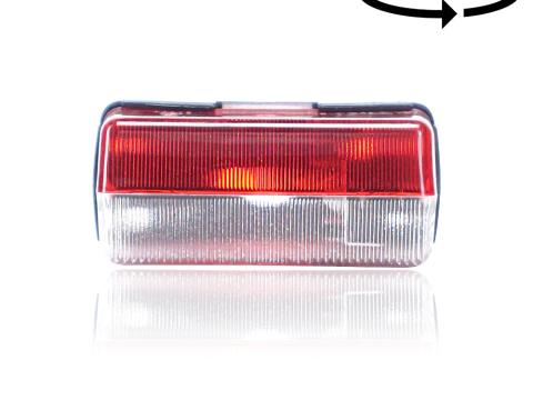 Lámpa helyzet piros-fehér pattintós AJBA Lámpa helyzet piros-fehér pattintós AJBA