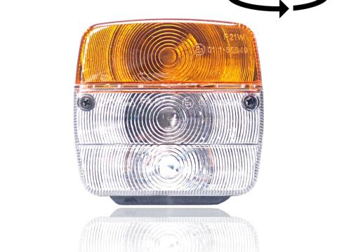 Lámpa helyzet irányjelzővel (sárga és fehér)