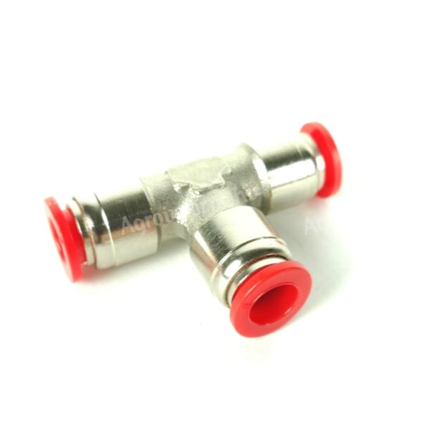 Csőcsatlakozó automata gyorstoldó T elágazás 4-12 mm