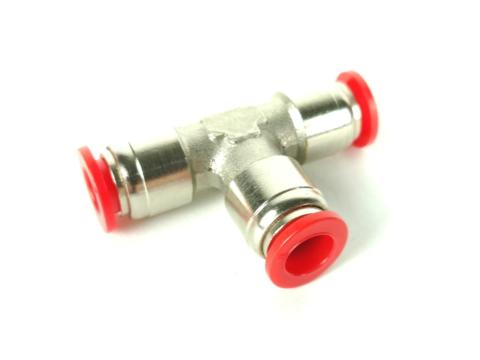 Csőcsatlakozó automata gyorstoldó T elágazás 4-12 mm Csőcsatlakozó automata gyorstoldó T elágazás 4-12 mm