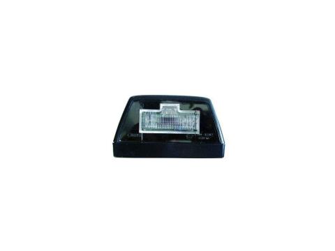 Lámpa rendszám nagy fekete Ledes új