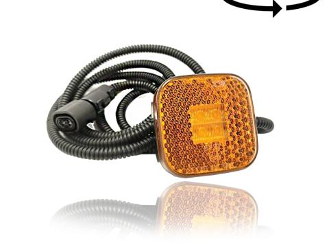 Lámpa helyzet MAN-hez kocka sárga LED