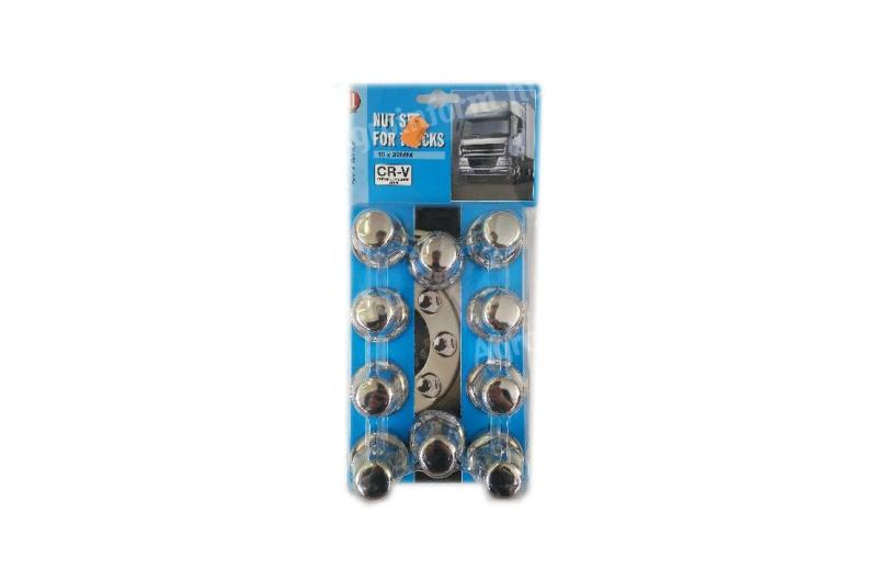 Csavarkupak 10 db krómozott acél