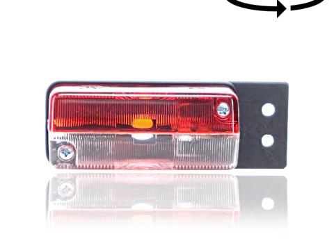 Lámpa helyzet piros-fehér sima felfogatással csavaros Lámpa helyzet piros-fehér sima felfogatással csavaros