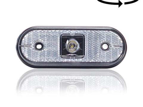 Lámpa LED Unipoint fehér kábellel Aspöck