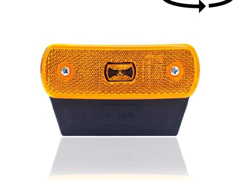 Lámpa helyzet LED lekeríkett tartóval sárga