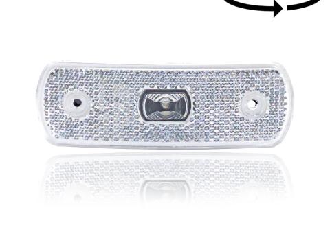 Lámpa helyzet LED lekerekített fehér Lámpa helyzet LED lekerekített fehér