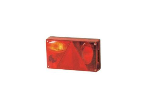 Lámpa pótkocsi háromszög prizmás búra Lámpa pótkocsi háromszög prizmás búra