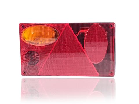 Lámpa pótkocsi szögletes háromszög prizmás Lámpa pótkocsi szögletes háromszög prizmás