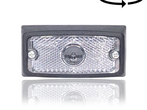 Lámpa oldalra gumiágyban prizmás