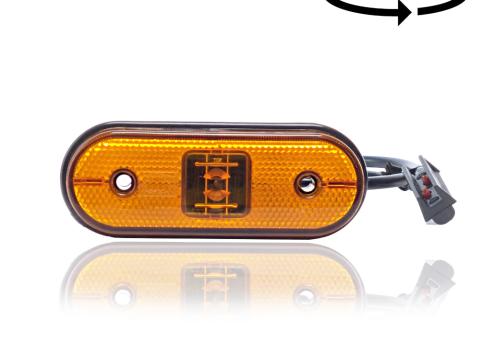 Lámpa LED Unipoint sárga 0.5m kábellel Aspöck