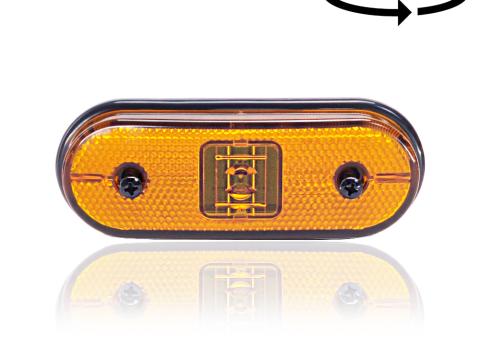 Lámpa LED Unipoint sárga tartóval Schmitz-hez Aspöck Lámpa LED Unipoint sárga tartóval Schmitz-hez Aspöck