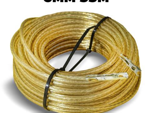 Vámzárkötél acél 6mm végekkel készre szerelve Vámzárkötél acél 6mm végekkel készre szerelve