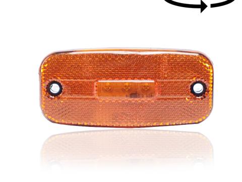 Lámpa helyzet LED sárga 111x51mm új Lámpa helyzet LED sárga 111x51mm új