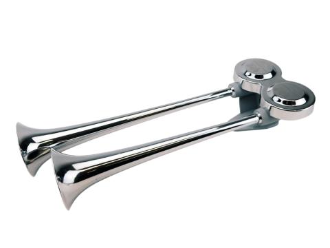 Légkürt dupla csövű 44 cm 116 dB