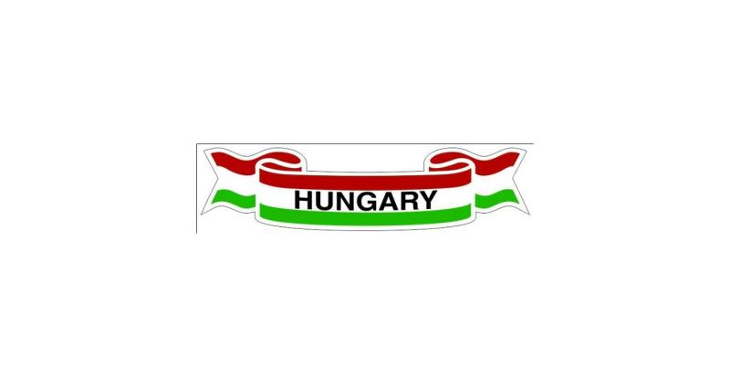 Matrica wimpel Hungary