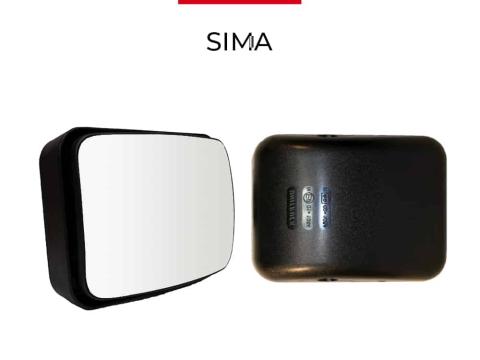 Holttér tükör DAF 220x170mm