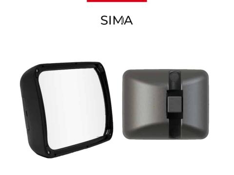 Holttér tükör DAF 218x173mm