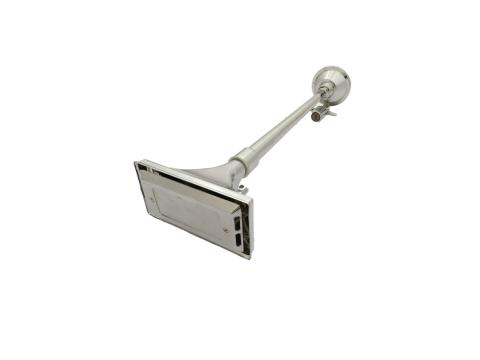 Légkürt 64cm szögletes 24V szeleppel