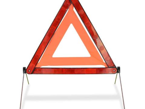 Elakadásjelző háromszög