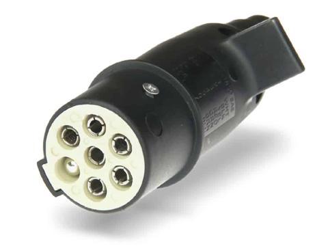 Elektromos dugó 7 pólusú 24V speciális műanyag