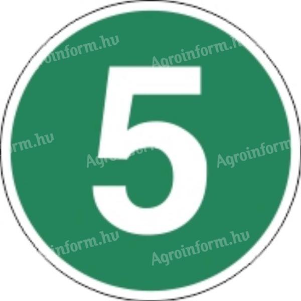 Matrica 5 EURO 5