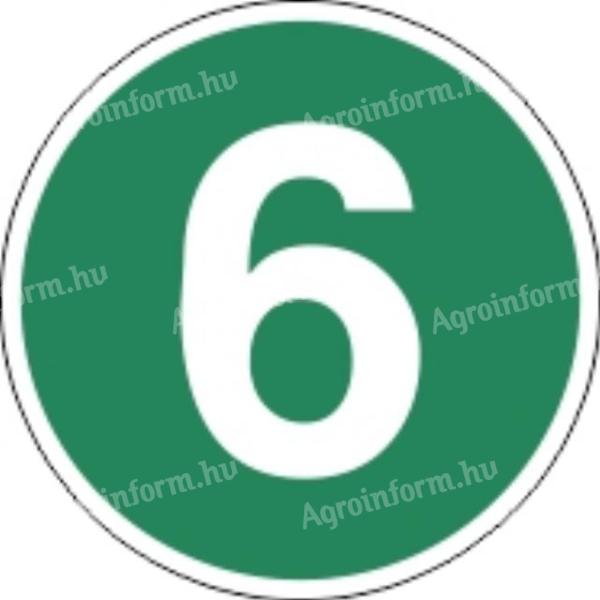 Matrica 6 EURO 6