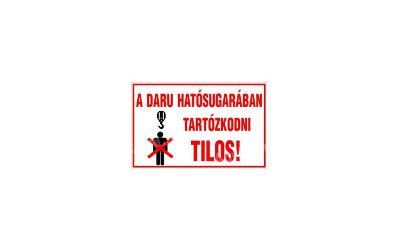Matrica Daru hatósugarában tartózkodni Tilos!