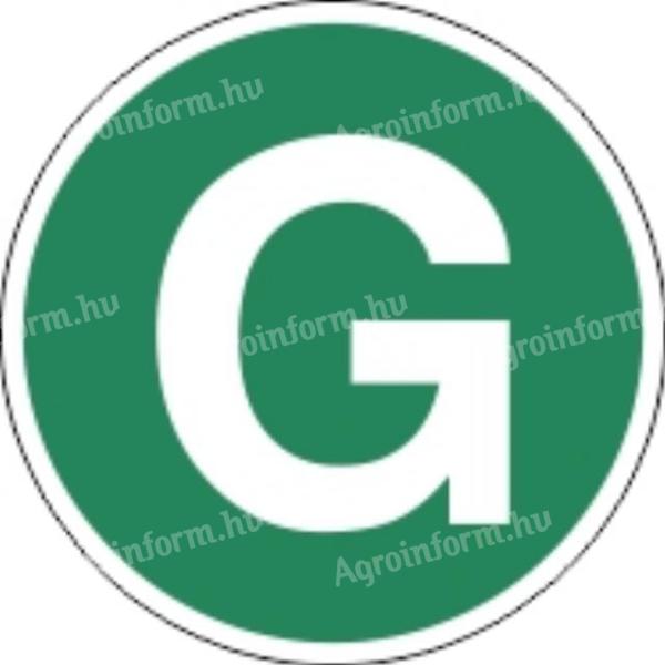 Matrica G kicsi 13cm