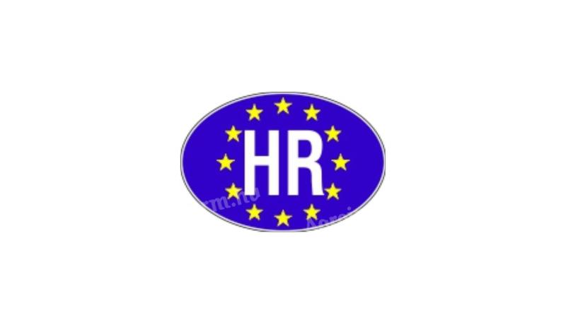 Matrica HR Horvátország EU-s