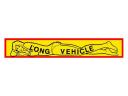 Matrica Long Vehicle nős 67 x 10 cm
