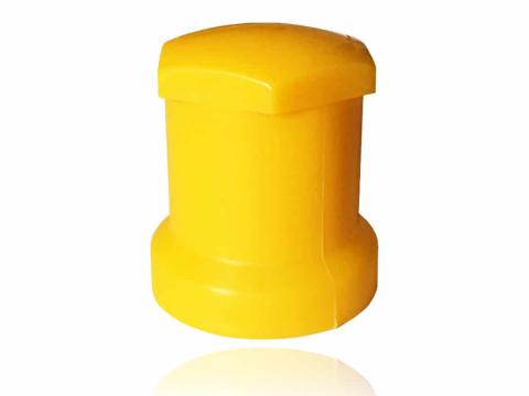 Csavarkupak sárga műanyag hosszú kerek