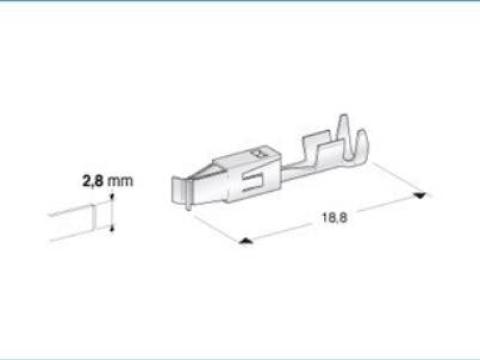 Kábelvég lámpa csatlakozóhoz Kábelvég lámpa csatlakozóhoz