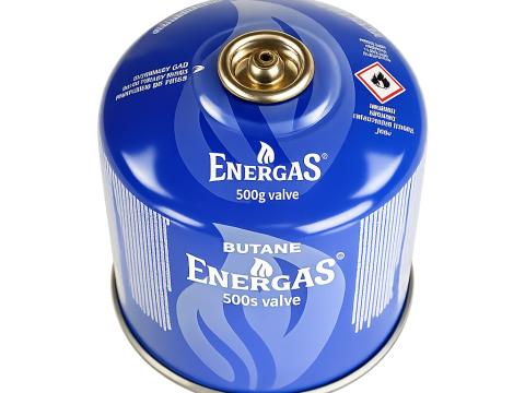 Kemping gázpalack gázfőzőkhöz 500g 7/16-os EN417 Kemping gázpalack gázfőzőkhöz 500g 7/16-os EN417