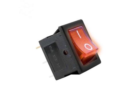 Billenő kapcsoló szögletes 12V LED-es
