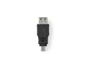 USB átalakító adapter microUSB-B  USB-A aljzat
