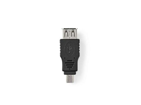USB átalakító adapter microUSB-B  USB-A aljzat