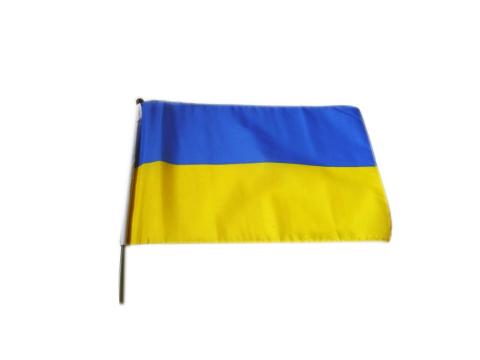 Zászló autós nyeles Ukrajna (30x45cm)