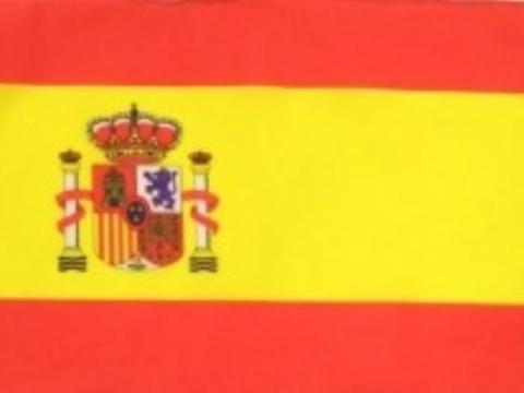 Zászló autós nyeles Spanyol (30x45cm)