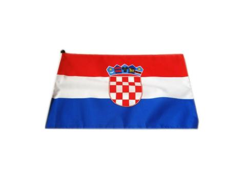 Zászló autós nyeles Horvátország (30x45cm)