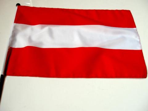 Zászló autós nyeles Ausztria (30x45cm)