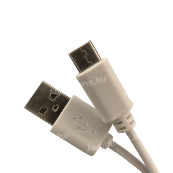 USB Type-C adatkábel fehér 2 m