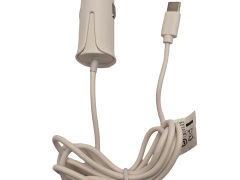 USB szivargyújtó töltő Type-C