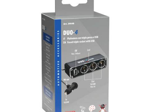 Elosztó szivargyújtós 3 aljazattal Elosztó szivargyújtós 3 aljazattal