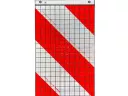 Emelőhátfal fényvisszaverő lengőtábla tartóval