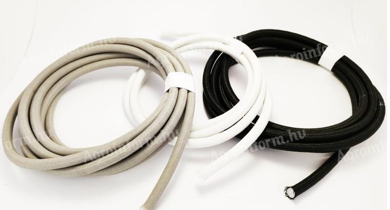 Gumikötél méretre vágva 8-10 mm átmérőjű