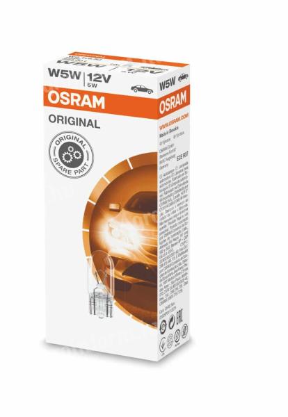 T10 izzó üveg W5W foglalattal