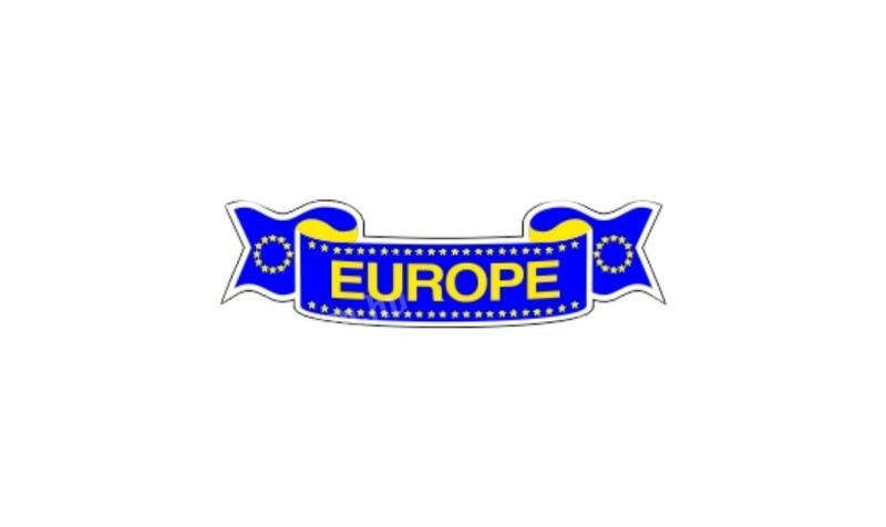 Matrica wimpel Europa