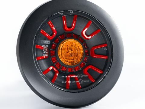 Utánfutó lámpa LED 3 funkciós